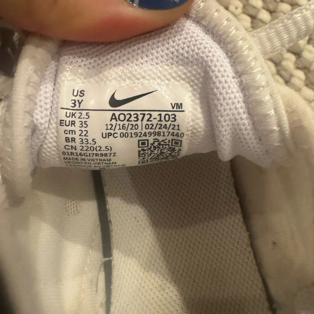 Nike Air Max White Kids' Sneakers